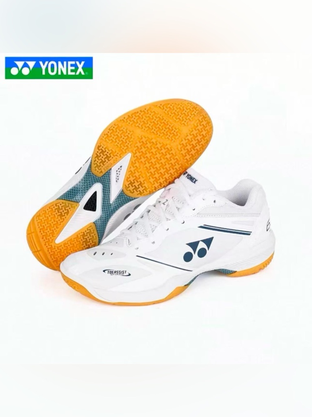 YONEX Power Cushion 65Z Wide SHB65Z4W1 011 White Men's Badminton Shoes US 6.5 - Picture 2 of 14